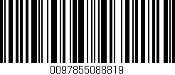 Código de barras (EAN, GTIN, SKU, ISBN): '0097855088819'