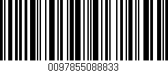Código de barras (EAN, GTIN, SKU, ISBN): '0097855088833'