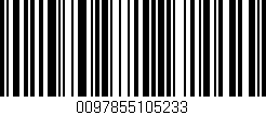 Código de barras (EAN, GTIN, SKU, ISBN): '0097855105233'