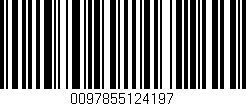 Código de barras (EAN, GTIN, SKU, ISBN): '0097855124197'