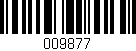 Código de barras (EAN, GTIN, SKU, ISBN): '009877'