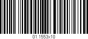 Código de barras (EAN, GTIN, SKU, ISBN): '01.1553x10'