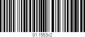 Código de barras (EAN, GTIN, SKU, ISBN): '01.1553x2'