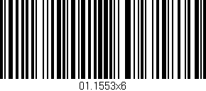 Código de barras (EAN, GTIN, SKU, ISBN): '01.1553x6'
