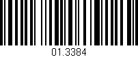 Código de barras (EAN, GTIN, SKU, ISBN): '01.3384'