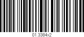 Código de barras (EAN, GTIN, SKU, ISBN): '01.3384x2'