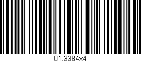Código de barras (EAN, GTIN, SKU, ISBN): '01.3384x4'