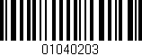 Código de barras (EAN, GTIN, SKU, ISBN): '01040203'