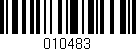 Código de barras (EAN, GTIN, SKU, ISBN): '010483'