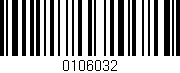 Código de barras (EAN, GTIN, SKU, ISBN): '0106032'