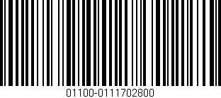 Código de barras (EAN, GTIN, SKU, ISBN): '01100-0111702800'