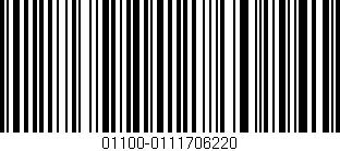 Código de barras (EAN, GTIN, SKU, ISBN): '01100-0111706220'