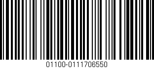 Código de barras (EAN, GTIN, SKU, ISBN): '01100-0111706550'