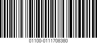 Código de barras (EAN, GTIN, SKU, ISBN): '01100-0111708380'