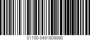 Código de barras (EAN, GTIN, SKU, ISBN): '01100-0491809990'