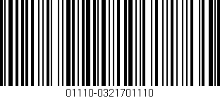 Código de barras (EAN, GTIN, SKU, ISBN): '01110-0321701110'