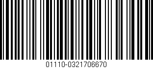 Código de barras (EAN, GTIN, SKU, ISBN): '01110-0321706670'