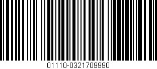 Código de barras (EAN, GTIN, SKU, ISBN): '01110-0321709990'