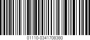 Código de barras (EAN, GTIN, SKU, ISBN): '01110-0341708380'