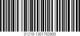 Código de barras (EAN, GTIN, SKU, ISBN): '01210-1301702800'