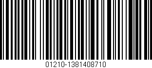 Código de barras (EAN, GTIN, SKU, ISBN): '01210-1381408710'