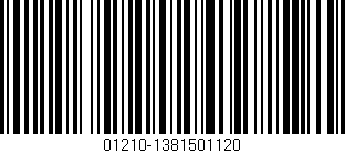 Código de barras (EAN, GTIN, SKU, ISBN): '01210-1381501120'