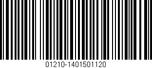 Código de barras (EAN, GTIN, SKU, ISBN): '01210-1401501120'
