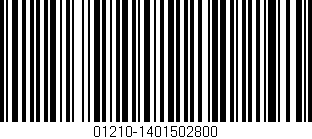 Código de barras (EAN, GTIN, SKU, ISBN): '01210-1401502800'