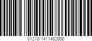 Código de barras (EAN, GTIN, SKU, ISBN): '01210-1411402800'
