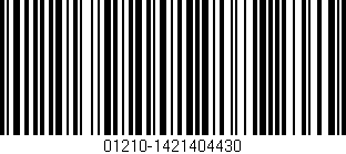 Código de barras (EAN, GTIN, SKU, ISBN): '01210-1421404430'