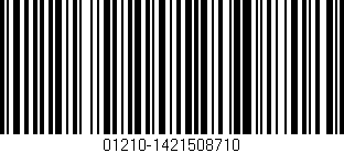 Código de barras (EAN, GTIN, SKU, ISBN): '01210-1421508710'