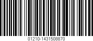 Código de barras (EAN, GTIN, SKU, ISBN): '01210-1431508870'