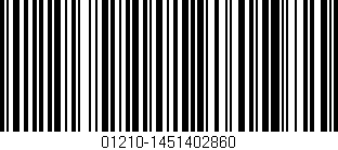 Código de barras (EAN, GTIN, SKU, ISBN): '01210-1451402860'