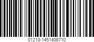 Código de barras (EAN, GTIN, SKU, ISBN): '01210-1451408710'