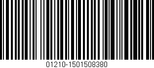 Código de barras (EAN, GTIN, SKU, ISBN): '01210-1501508380'