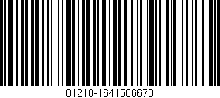 Código de barras (EAN, GTIN, SKU, ISBN): '01210-1641506670'