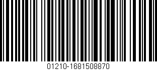 Código de barras (EAN, GTIN, SKU, ISBN): '01210-1681508870'