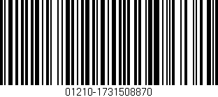 Código de barras (EAN, GTIN, SKU, ISBN): '01210-1731508870'