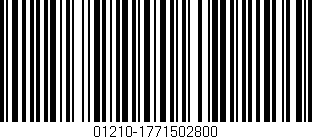 Código de barras (EAN, GTIN, SKU, ISBN): '01210-1771502800'
