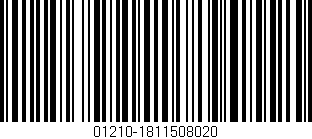 Código de barras (EAN, GTIN, SKU, ISBN): '01210-1811508020'
