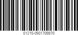 Código de barras (EAN, GTIN, SKU, ISBN): '01215-0501708870'
