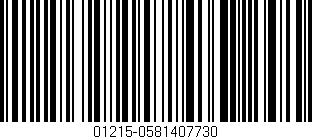 Código de barras (EAN, GTIN, SKU, ISBN): '01215-0581407730'