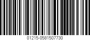 Código de barras (EAN, GTIN, SKU, ISBN): '01215-0581507730'