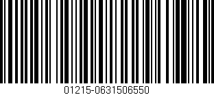 Código de barras (EAN, GTIN, SKU, ISBN): '01215-0631506550'