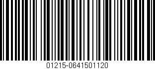 Código de barras (EAN, GTIN, SKU, ISBN): '01215-0641501120'