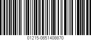 Código de barras (EAN, GTIN, SKU, ISBN): '01215-0651408870'