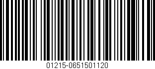 Código de barras (EAN, GTIN, SKU, ISBN): '01215-0651501120'