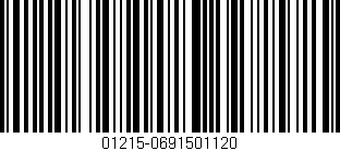 Código de barras (EAN, GTIN, SKU, ISBN): '01215-0691501120'