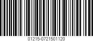 Código de barras (EAN, GTIN, SKU, ISBN): '01215-0721501120'