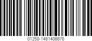 Código de barras (EAN, GTIN, SKU, ISBN): '01250-1481408870'